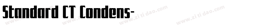 Standard CT Condens字体转换